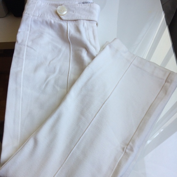 soft Ivory stretchy pants - Picture 1 of 4